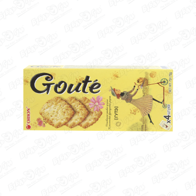 Печенье ORION Goute французский крекер 72г яшкино крекер французский с кунжутом 185 г