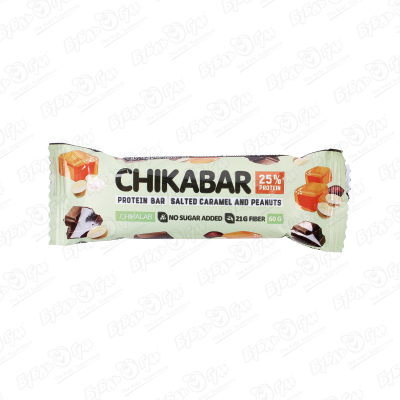 Батончик Chikalab глазированный арахис 60г здоровое питание chikalab батончик глазированный с начинкой арахис