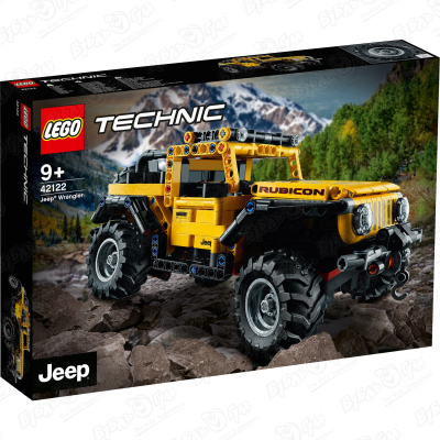 Конструктор Jeep Wrangler LEGO Technic 42122 с 9лет конструктор jeep wrangler lego technic 42122 с 9лет