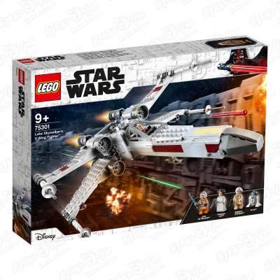 Конструктор LEGO SW истребитель типа Х Люка Скайуокера конструктор lego star wars 75301 истребитель типа х люка скайуокера