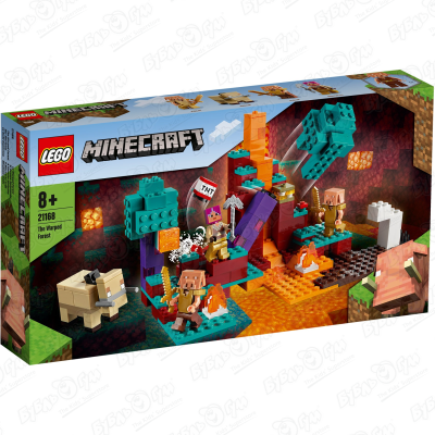 Конструктор LEGO Minecraft 21168 Искаженный лес с 8 лет