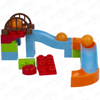 цена Конструктор Lanson Toys Track Blocks в сумке средний блок 64эл