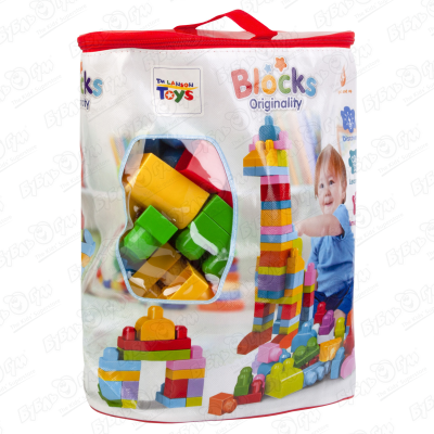 Конструктор Lanson Toys Blocks Originality в мягкой упаковке 80дет. c 3лет конструктор lanson toys track blocks в сумке средний блок 64эл