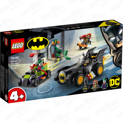 Конструктор LEGO DC Batman 76180 Бэтмен против Джокера: Погоня на Бэтмобиле с 4лет lego super heroes погоня на бэтмобиле бэтмен против джокера 76264
