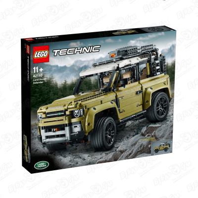 Конструктор LandRover LEGO Technic 42110 с 11лет конструктор внедорожник lego technic control 958дет 42099 с 11лет