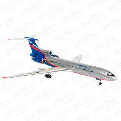 Сборная модель пассажирский авиалайнер «ТУ-154» сборная модель пассажирский авиалайнер ту 134а б 3 подарочный набор с клеем и красками 7007пн