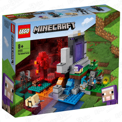 цена Конструктор LEGO MINECRAFT разрушенный портал
