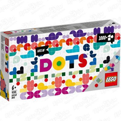 Конструктор большой набор тайлов LEGO DOTS конструктор lego dots 41957 большой набор пластин наклеек с тайлами