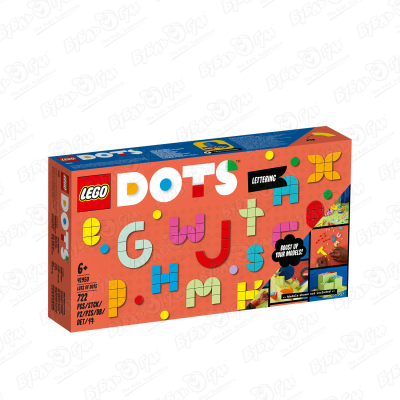Конструктор LEGO DOTS Большой набор тайлов: Буквы конструктор lego dots 41950 большой набор тайлов буквы