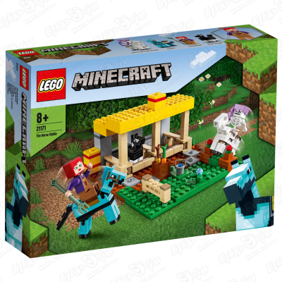 Конструктор LEGO MINECRAFT конюшня конструктор lego minecraft разрушенный портал