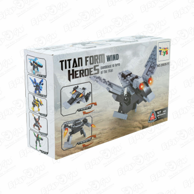 Конструктор Lanson Toys Titan Form Герои Ветер 3в1 47дет