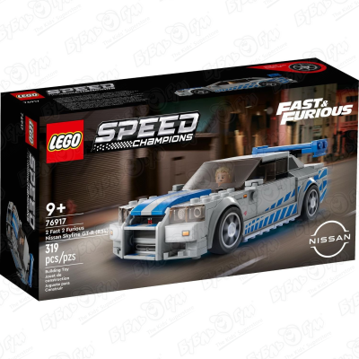 Конструктор LEGO SPEED Nissan Skyline GT-R R34 lego speed ​​​​champions 2 форсаж 2 форсаж nissan skyline gt r r34