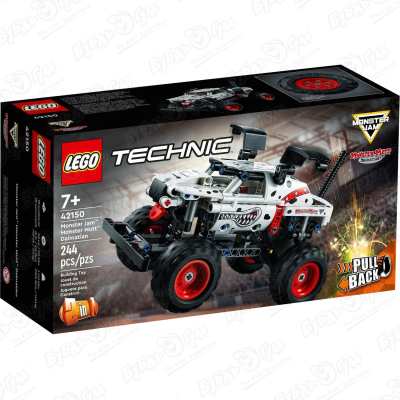 Конструктор LEGO TECHNIC Monster Jam Dalmatian 2в1 конструктор фронтальный погрузчик lego technic 2в1 42116 с 7лет