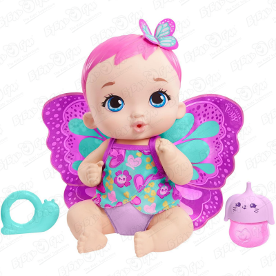 цена Кукла My Garden Baby Малышка-фея Цветочная забота розовая