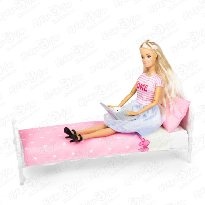 Кукла Anlily с кроватью и аксессуарами с 3лет кукла anlily с набором ванная комната с 3лет