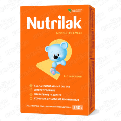 Смесь Nutrilak 2 молочная 350г с 6мес БЗМЖ смесь nutrilak premium 2 молочная 350г с 6мес бзмж