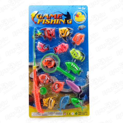 Рыбалка Lanson Toys Game Fishing с сачком 16предметов