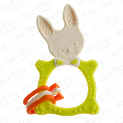 Прорезыватель Bunny Teether зеленый с 3мес цена и фото