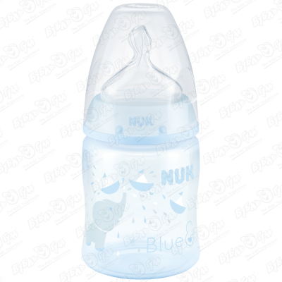 Бутылка Nuk Babyrose слон пластиковая с широким горлом 300мл