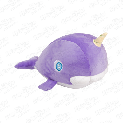 Игрушка-подушка Кит-единорог фиолетовый силиконовый чехол на realme q5i кит единорог для реалми ку 5и