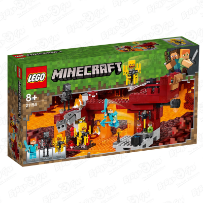Конструктор LEGO Minecraft 21154 Мост ифрита с 8 лет