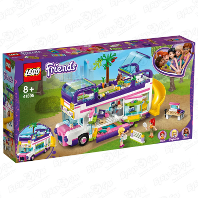lego lego friends 41395 лего подружки автобус для друзей Конструктор LEGO Friends 41395 Автобус для друзей с 8 лет
