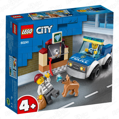 Конструктор Полицейский отряд с собакой LEGO City 60241 с 4лет