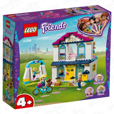 Конструктор LEGO Friends «Дом Стефани» с 4 лет конструктор lego friends 41398 дом стефани 170 дет