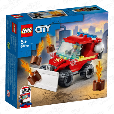 Конструктор Пожарная машина LEGO City 60279 с 5лет конструктор пожарная машина lego city 60279 с 5лет