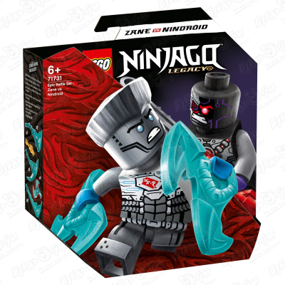 Конструктор LEGO NINJAGO Зейн против Ниндроида