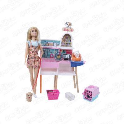 цена Набор игровой Barbie Зоомагазин