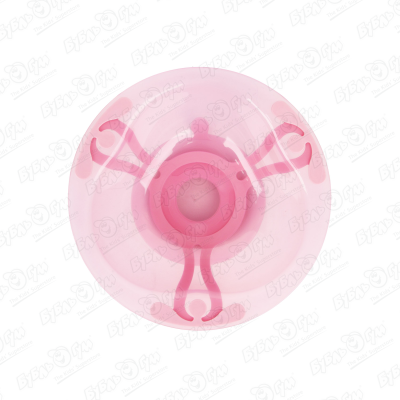 Тарелка Kidfinity глубокая на присоске розовая 300мл с 4мес
