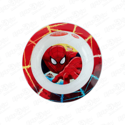 Тарелка Человек-паук глубокая пластиковая