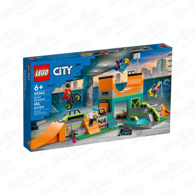 Конструктор Lego CiTY Уличный скейтпарк 454дет конструктор lego city уличный скейтпарк 454дет